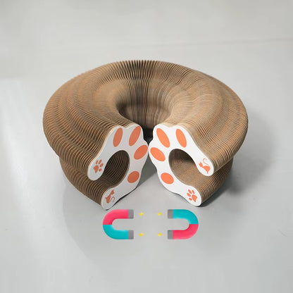 Magic Cat Scratch Organ Board: Interactive Claw Grinding and Climbing Toy for Kittens with Ball and Corrugated Scratching Surface